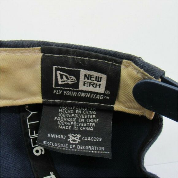 NY Yankees Snapback 9Fifty New Era Embroidered Logo MBL OSFM Blue Hat - Picture 6 of 9